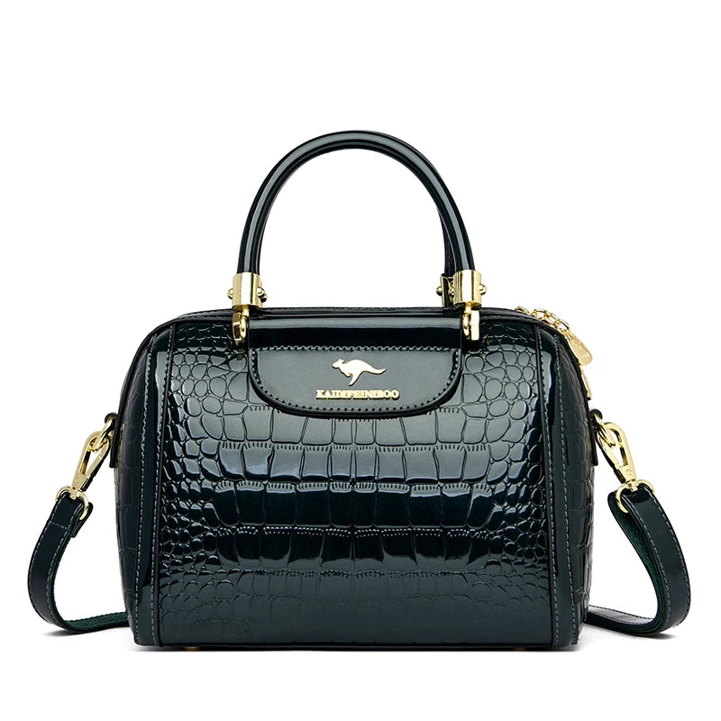 2024 Nieuwe Mode Krokodillenleer Dames Handtas Luxe Designer Dames Schoudertassen Retro Trendy Meisjes Shopper Tas Portemonnee
