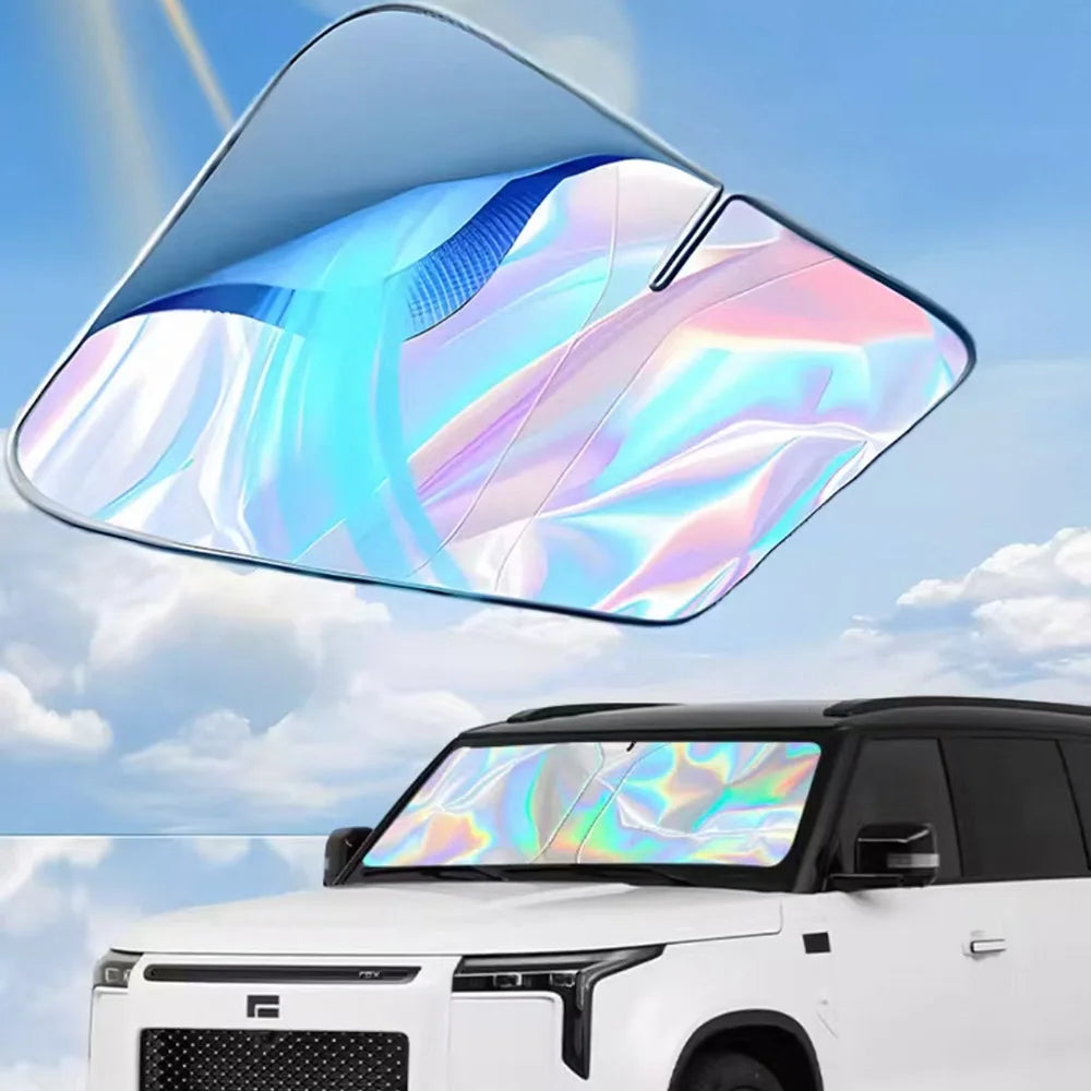 For Jishi Rox ADAMAS Automotive Front Sunshade Umbrella Curtain Cover Sunscreen and Thermal Insulation Front Windshield Shield
