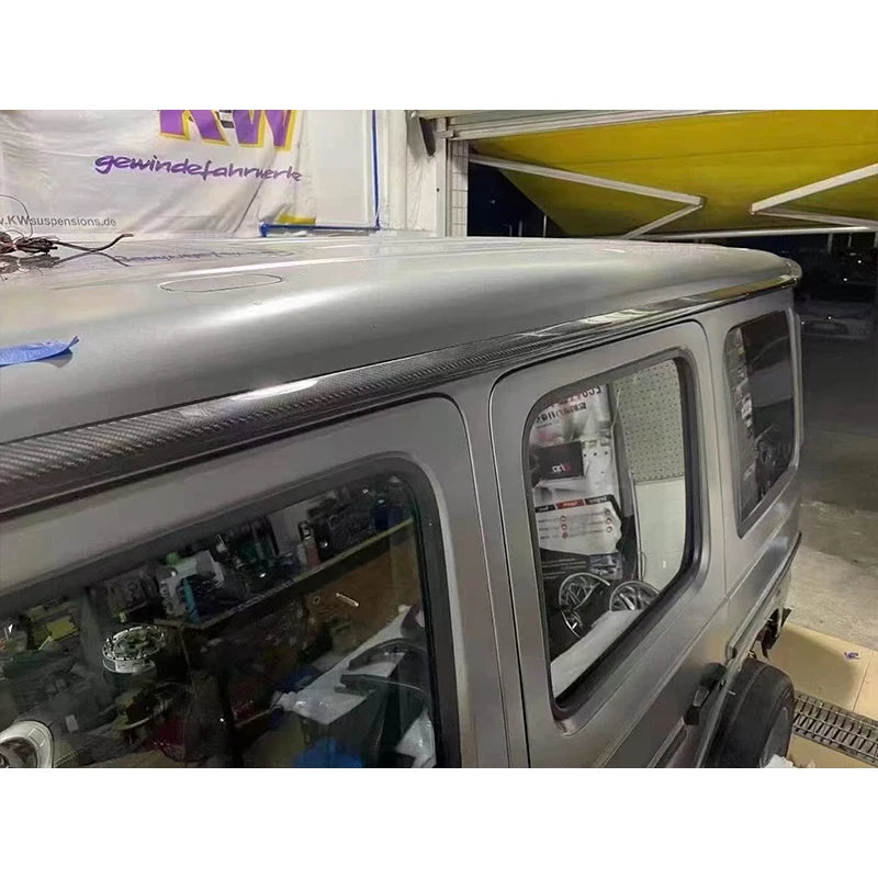 For Mercedes G class 2019-2026 year W464 W463A W465 carbon fiber roof strip trim A-pillar C-pillar G500 G63 G450 accessories