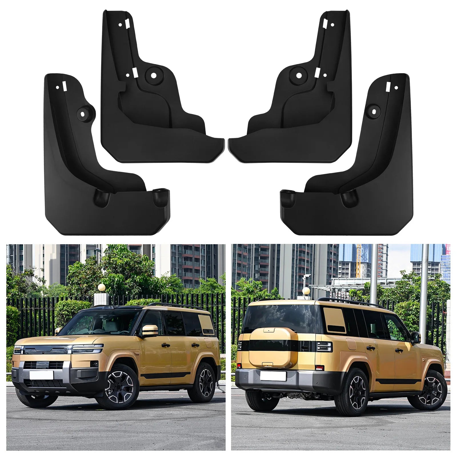 For BYD Equation Leopard Titanium Fangchengbao Tai 7 2025 Car Tire Fender Splash Guard Front and Rear Wheel Fender Auto Parts