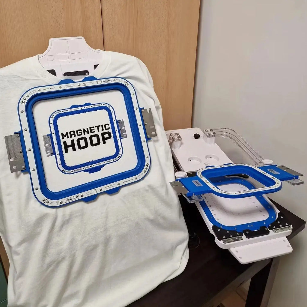 Stazione Hooptalent per telai da ricamo magnetici Ricoma BAI Brother Tajima Barudan MightyHoop Hoopmaster