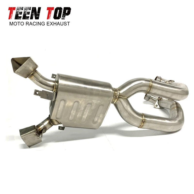Stainless Steel Motorcycle RS660 Exhaust Pipe For Aprilia RS660 Tuono660 Exhaust System Racing Muffler Underbike Escape Moto