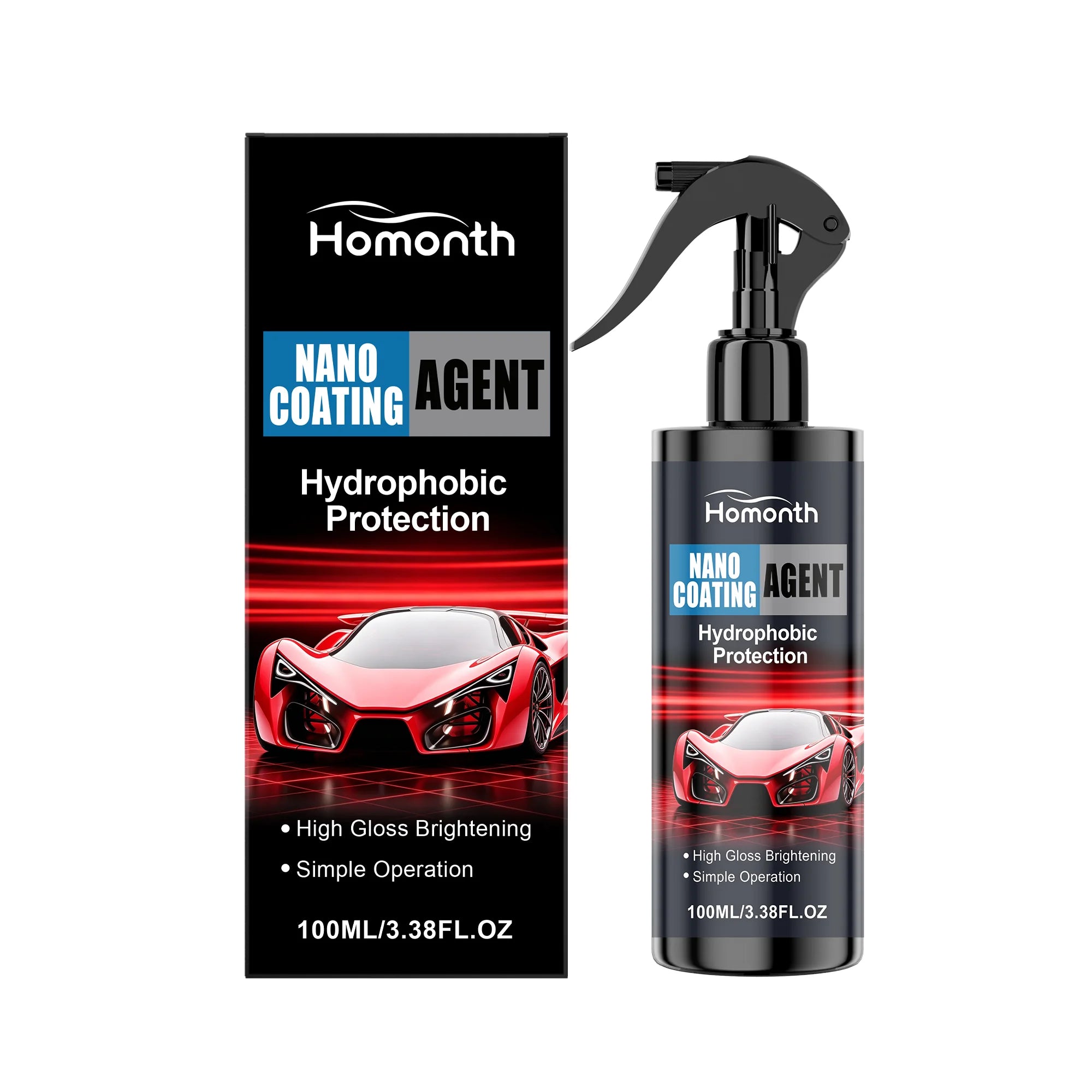3in 1 Car Ceramic Nano Coating Liquid Coat Nano Crystal Hydrophobic Layer Polishing Paint Coating Agent - 3in 1 Car Polis