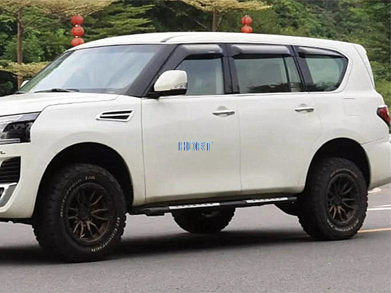 Car Styling Accessories Window Deflector Sun Visor Rain Gurad Awning Shelter Weather Shield For Nissan Patrol Y61 Y62 1997-2021