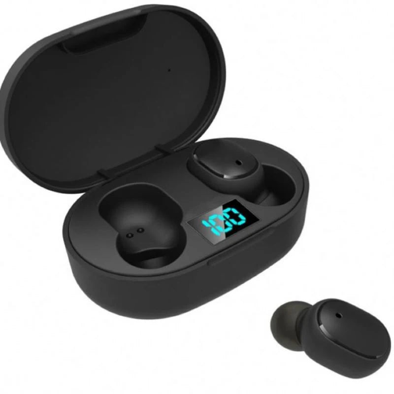 E6S TWS Auricolari Wireless Bluetooth V5.1 Cuffie con Cancellazione del Rumore Auricolari Sportivi con Microfono per iPhone Xiaomi Redmi