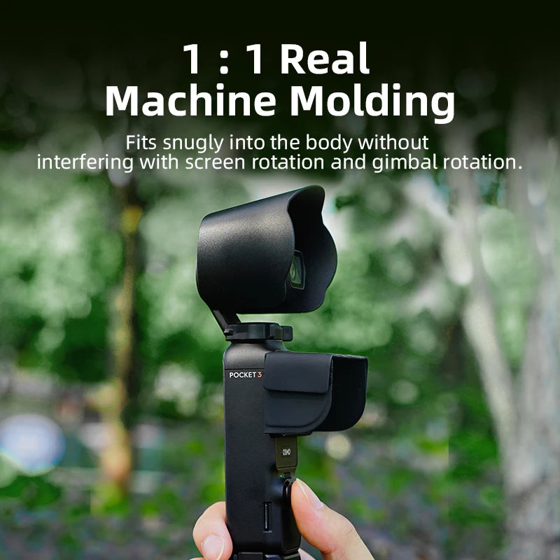 Voor DJI OSMO POCKET 3 Lenskap Zonnekap Cover Sportcamera Anti-Verblinding Beschermhoes Accessoires
