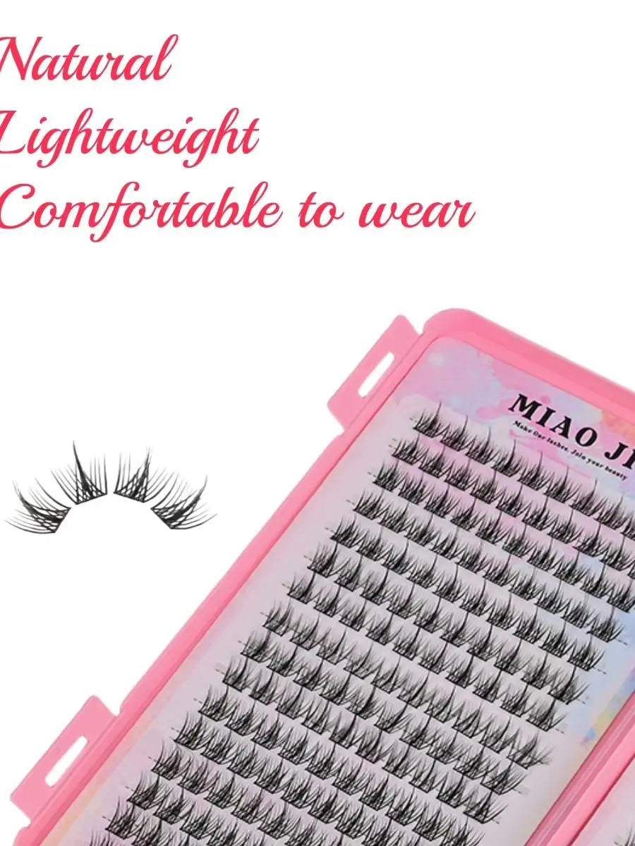 MIAOJIE Hoge Kwaliteit Beauty Wimperboek 32 Rijen Wimpers 384 Stuks Wimperclusters