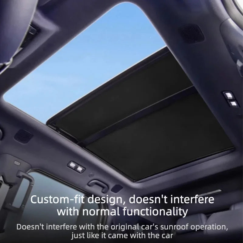For BYD Denza B5 B8 Special Edition Electrostatic Adsorption Sunroof Shade Roof UV Protection Thermal Insulation