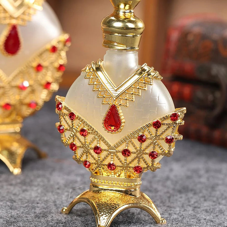 Set di Boccette di Profumo con Strass di Cristallo, Boccette Contagocce in Vetro Ricaricabili da 30ml e 10ml per Oli Essenziali, Accessori da Donna