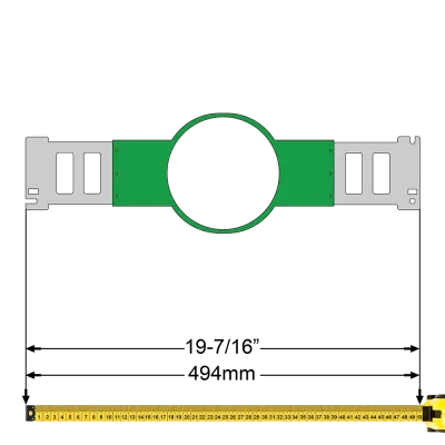 Macchina Smartstitch S-1001/S-1201/S-1501/S-1501 Ultra/S-1501 Plus/S1502 adatta per telaio da ricamo magnetico Sewtalent Mighty Hoop