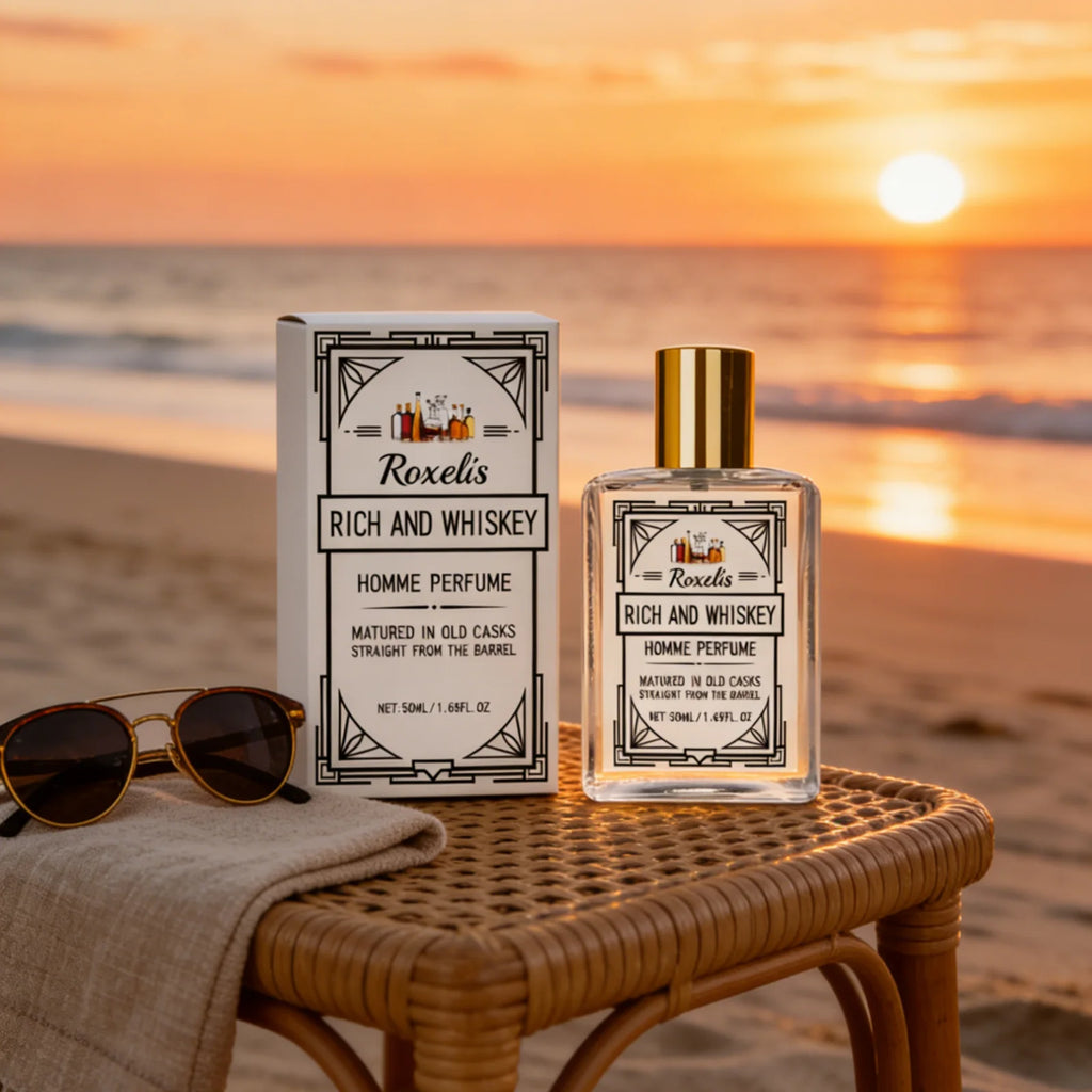 Profumo al Whisky Roxelis Trasuda Eleganza Fascino Duraturo Aumenta la Fiducia Fragranza Leggera Spray Profumato per Uomo 50ml