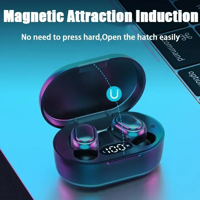 Wireless Headphones Bluetooth E7S TWS Earphone Control Sport Headset Waterproof for Smartphones Sports PBUG Gaming Accessories