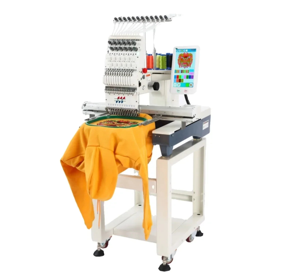 【Più venduto】Macchina da ricamo computerizzata automatica a testa singola/multipla, piccola macchina da ricamo personalizzata