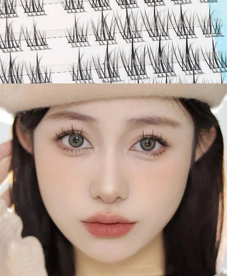 MIAOJIE Hoge Kwaliteit Beauty Wimperboek 32 Rijen Wimpers 384 Stuks Wimperclusters