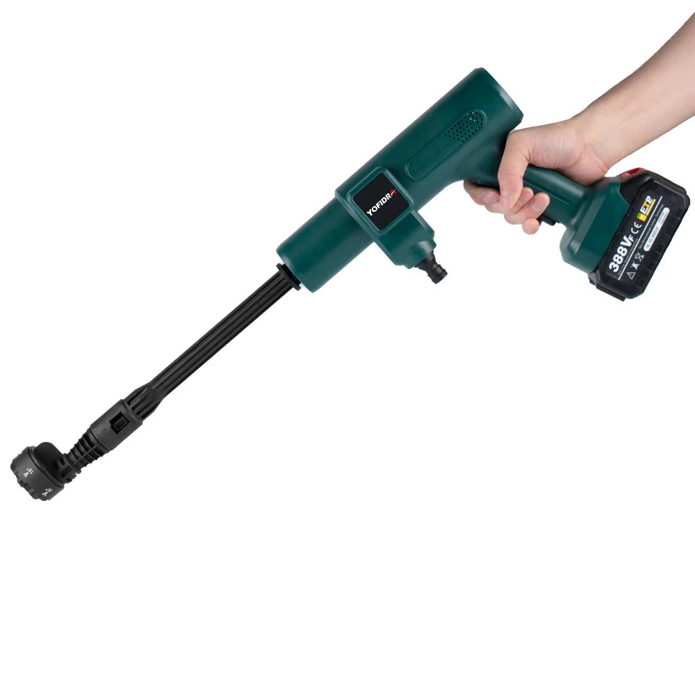 YOFIDRA 200Bar Pistola a Spruzzo Elettrica ad Alta Pressione Senza Spazzole 3500W 6IN1 Idropulitrice per Auto Attrezzo da Giardino Per Batteria Makita