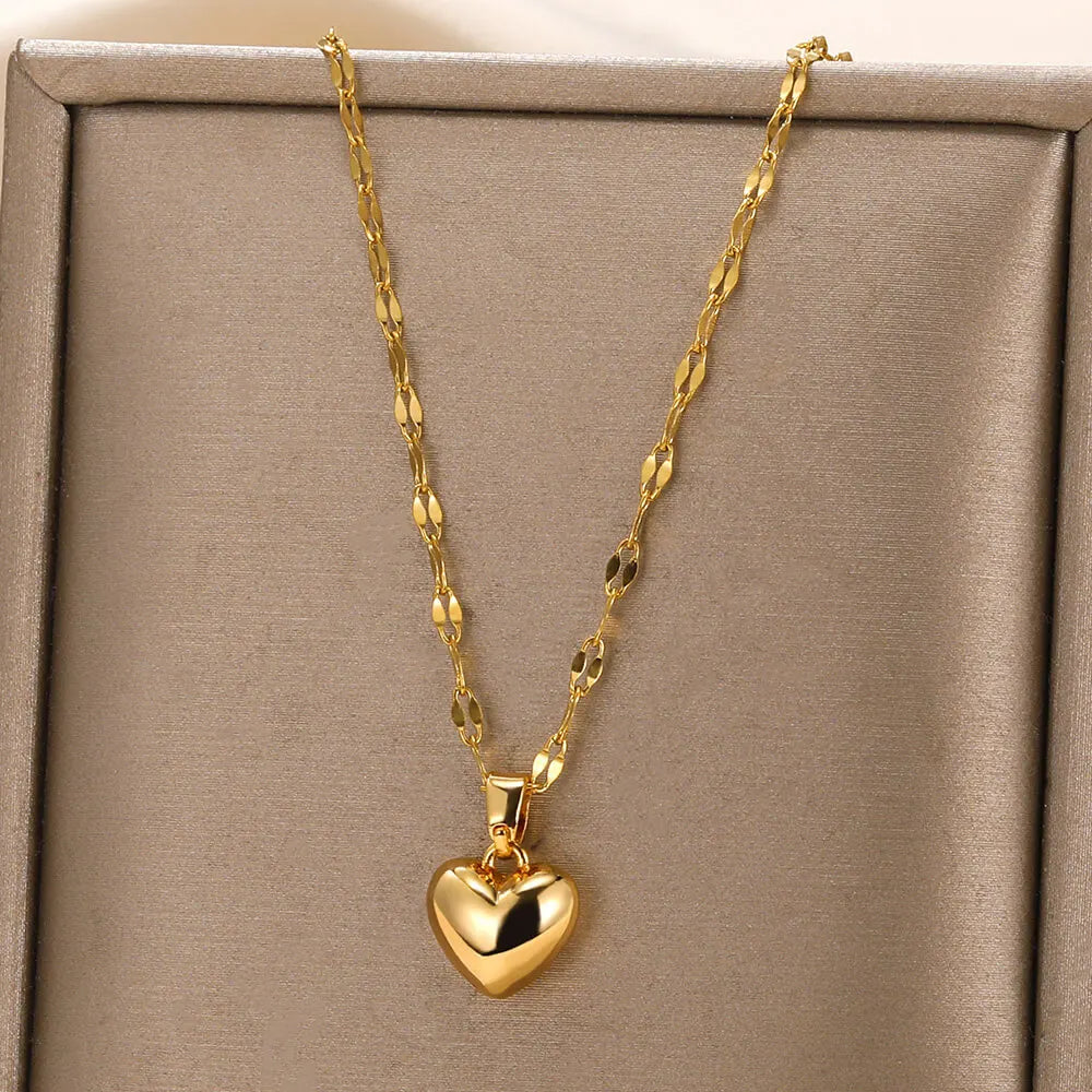 Roze Hart Zirkoon Ketting Goudkleur Roestvrij Staal Cupido Eros Pijl Hart Hanger Ketting Koreaanse Mode Sieraden Meisjes Feest