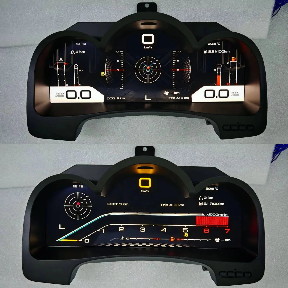 Digital Cluster For Toyota Hilux 2005 2007 2008 2009 2010 2011 2012 2013 Virtual Cockpit Speed Meter Car Dashboard Instrument