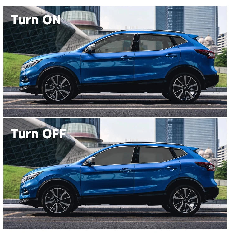 Switchable Smart Electronic 4.2 Haze Electric Tint Glass Car Window Privacy PDLC Film with Self Healing & Color Changing