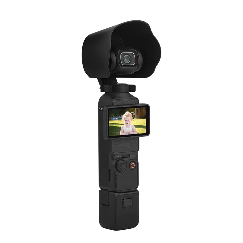 Voor DJI OSMO POCKET 3 Lenskap Zonnekap Cover Sportcamera Anti-Verblinding Beschermhoes Accessoires