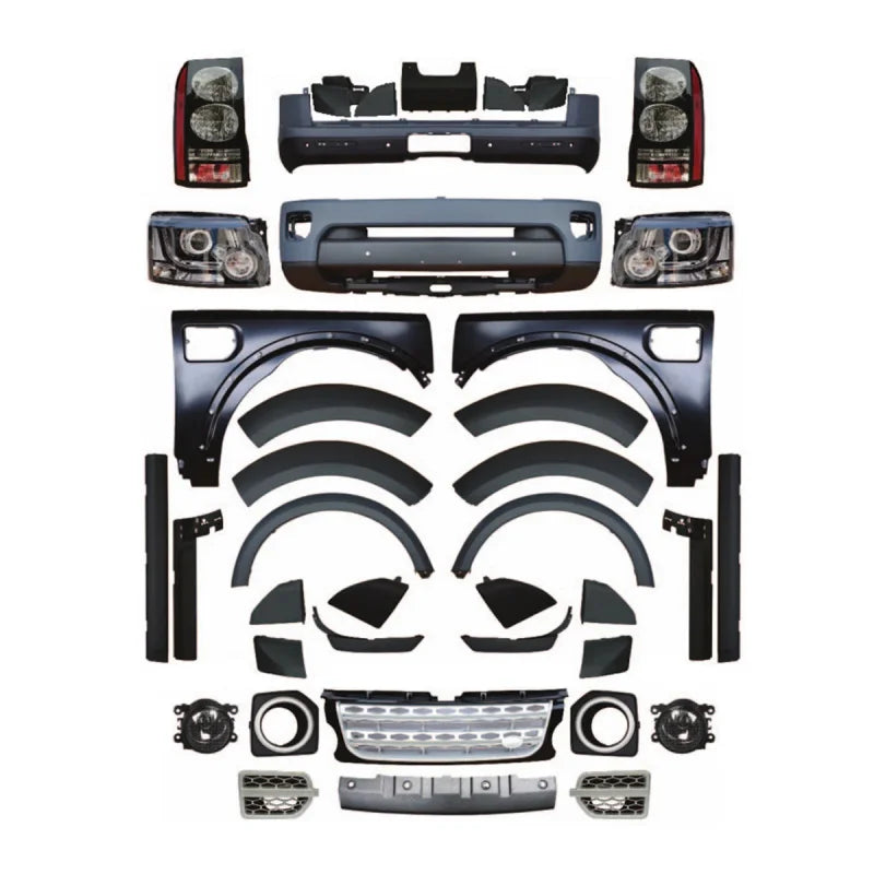 Suitable for 4 Facelift BODY KIT for Land 3 LR3 2005-2013 UPGRADE to DISCOVERY 4 LR42014-2016
