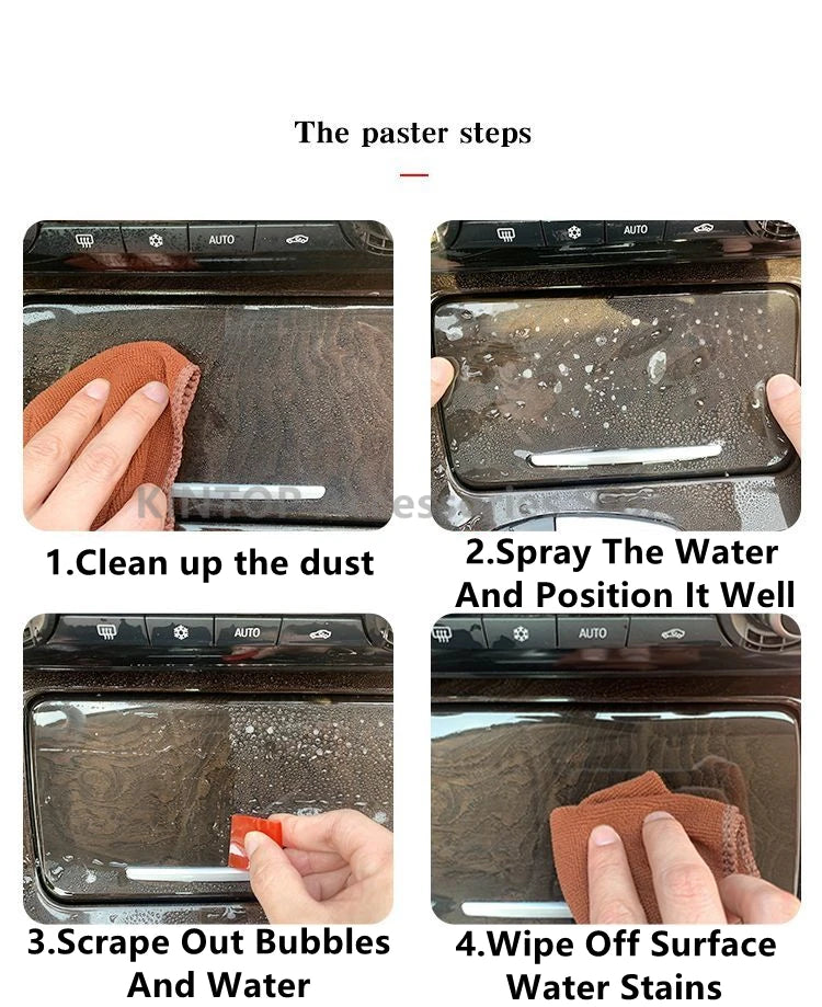 For JISHI 01/POLESTONES/ROX 01 23-25 Car Interior Center Console Transparent TPU Protective Film Anti-scratch Repair Accessories