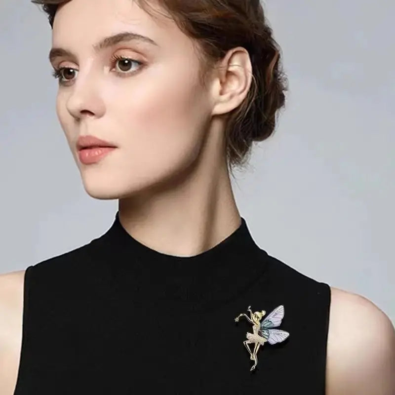 Spille in acrilico trendy da fata elfo farfalla libellula da donna e ragazza, gioielli multicolore in plastica a forma di insetto per feste di compleanno e uso quotidiano