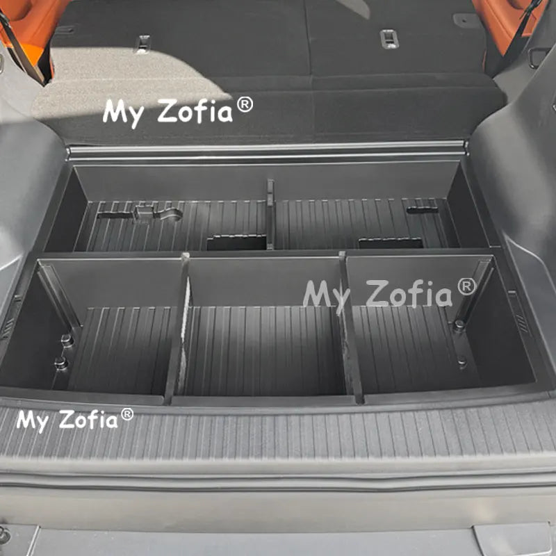 Multifunctional Waterproof Car Trunk Storage Box Interior Upgrade Organizer Accessories For BYD Ti7 Leopard Titanium 7 2025 2026