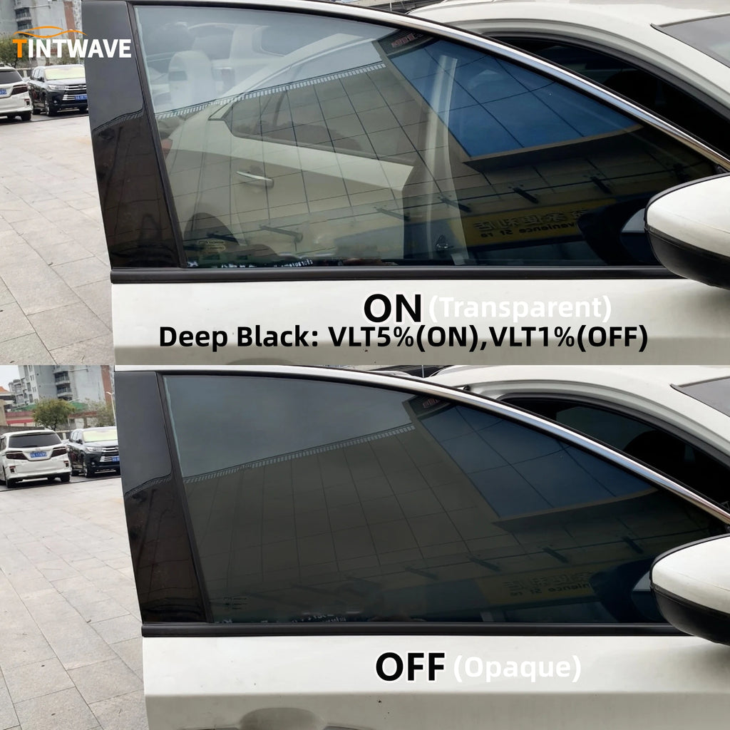 Automotive PDLC Smart Film for Car Side Windows Remote Control Switchable Privacy Film