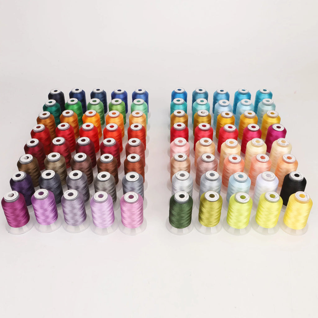 80 Nuovi Colori Madeira Set Premium Filato da Ricamo in Poliestere 40WT 500M Ogni Bobina Macchine Domestiche Brother Babylock Janome Singer