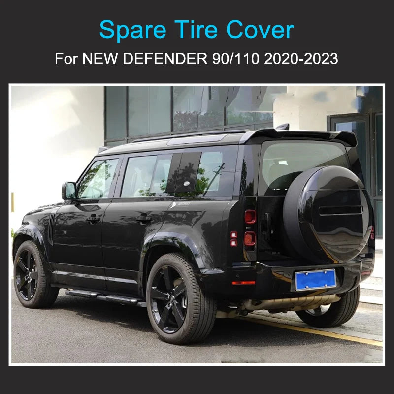 Spare Tire Cover Rear for Land Rover Defender 90 110 2020-2025 Trunk Spare Cover Wheel Cove Exterior Decoration Accessories