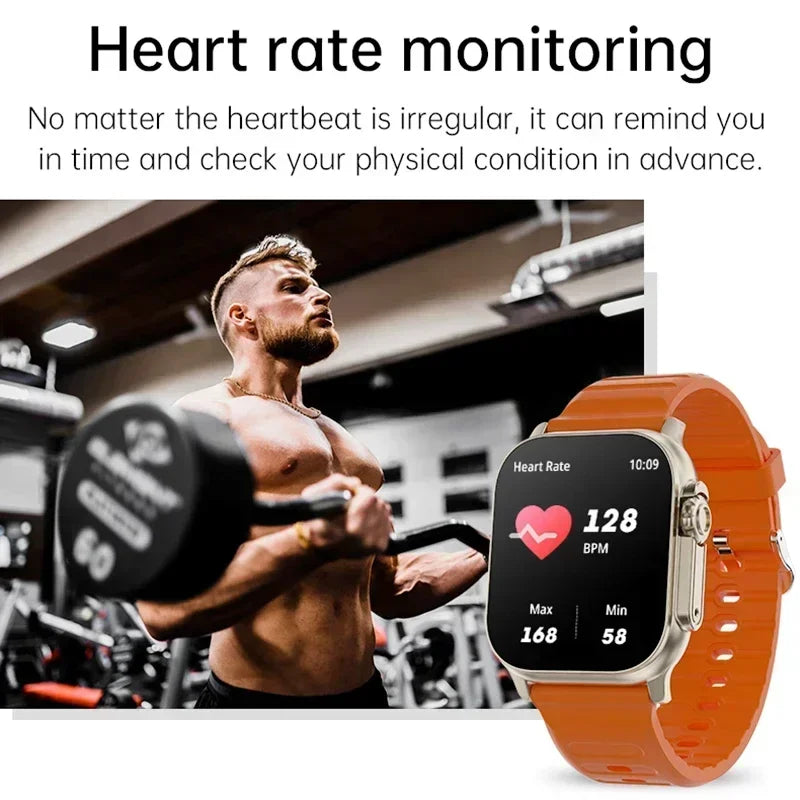 Watch 8 Ultra Smart Watch Ultra Gen 2 IWO Watch NFC Bluetooth Call Heart Rate Waterproof 2.2Inch Wireless Fitness Watch 2026 New
