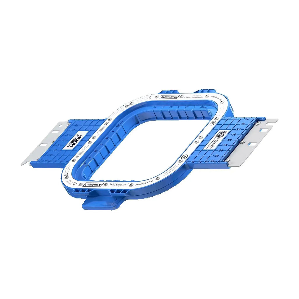 Macchine da ricamo Tajima TEHX-C918 con telaio da ricamo Sewtalent Magnetic Mighty Hoop