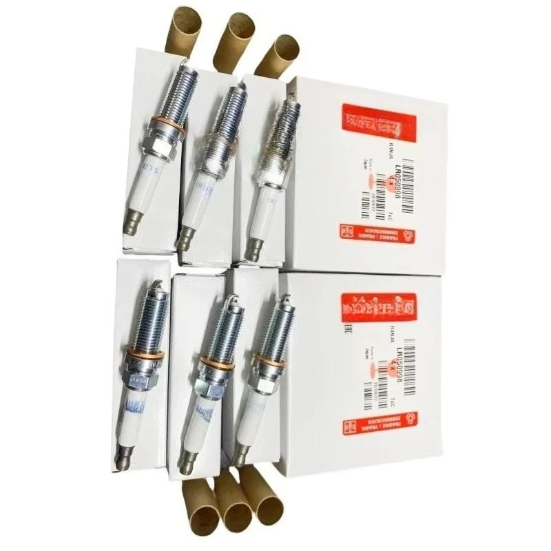 LR050998 Spark Plug 1PC 4PCS 6PCS Fit For Jaguar XE XF Land Rover Range Rover Sport Velar LR4 2.0 3.0 V6