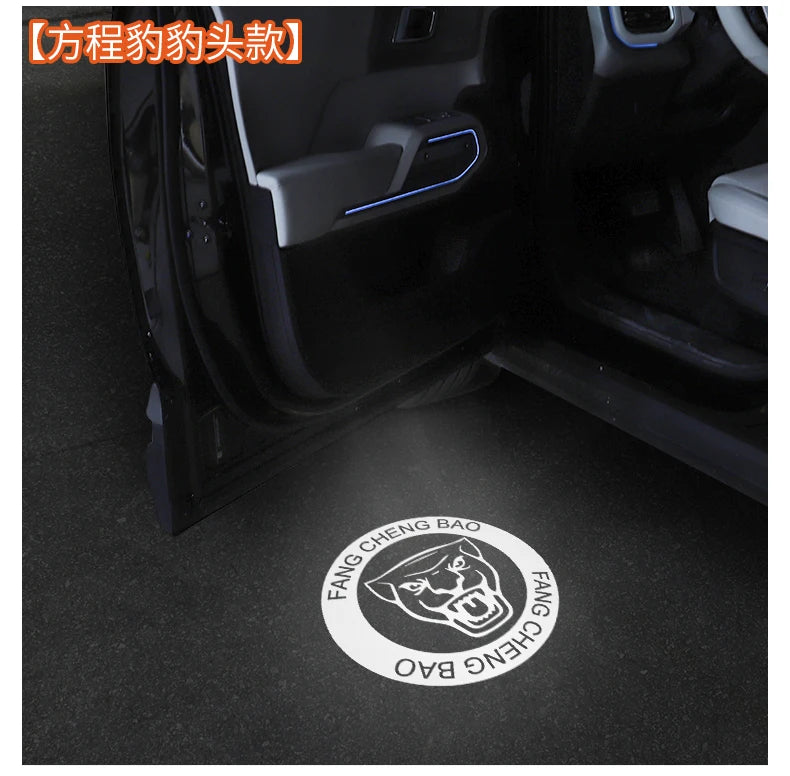 For Byd Leopard 5 Denza B5 Special Door Welcome Light Interior Decoration Modification Non-Destructive Installation Ambient