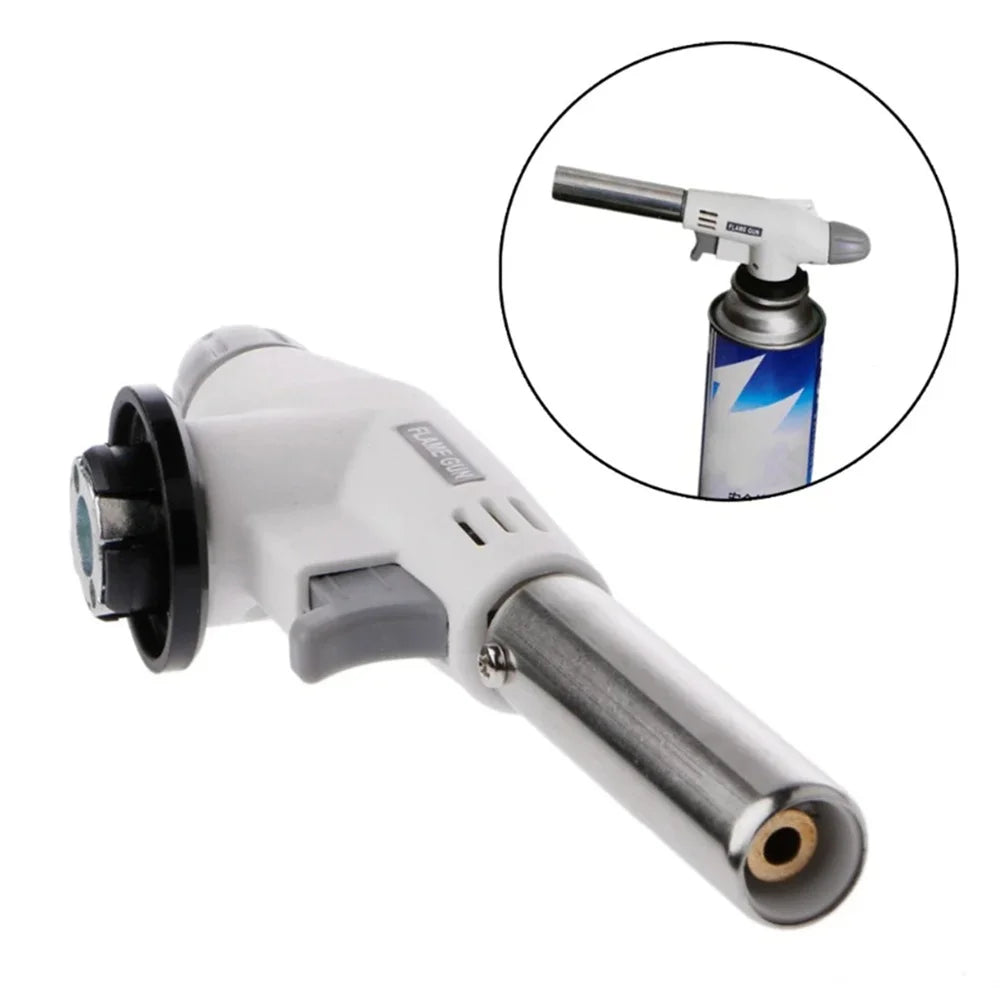 Torcia da cucina autoaccensione bruciatore saldatore a gas butano bruciatore a gas saldatore a fiamma torcia a gas pistola a fiamma a soffio per barbecue campeggio cucina
