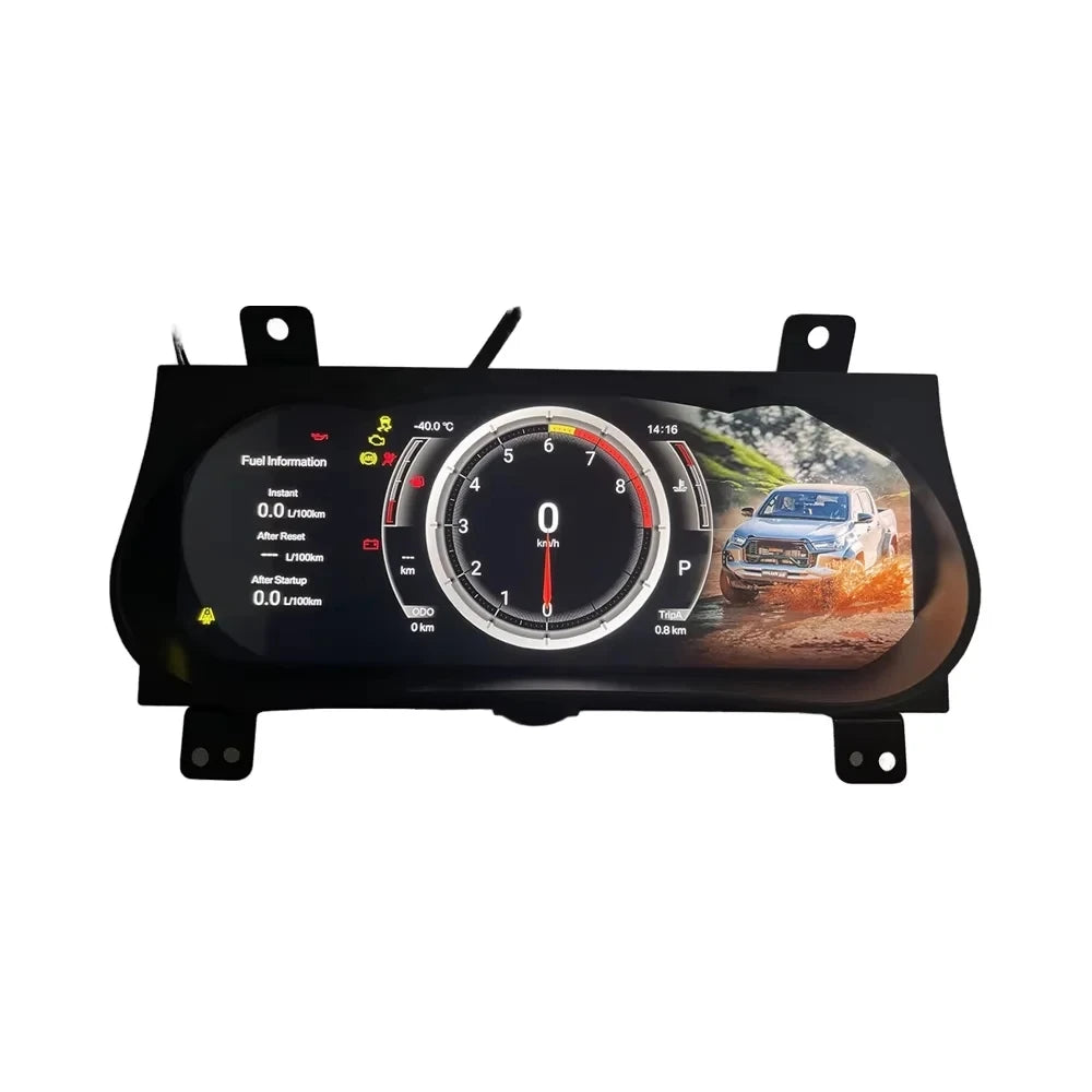 A2025 Update For Toyota Hilux Fortuner 2016 - 2024 Virtual Cockpit Digital Cluster Car Odometer Screen Dashboard LCD Speed Meter