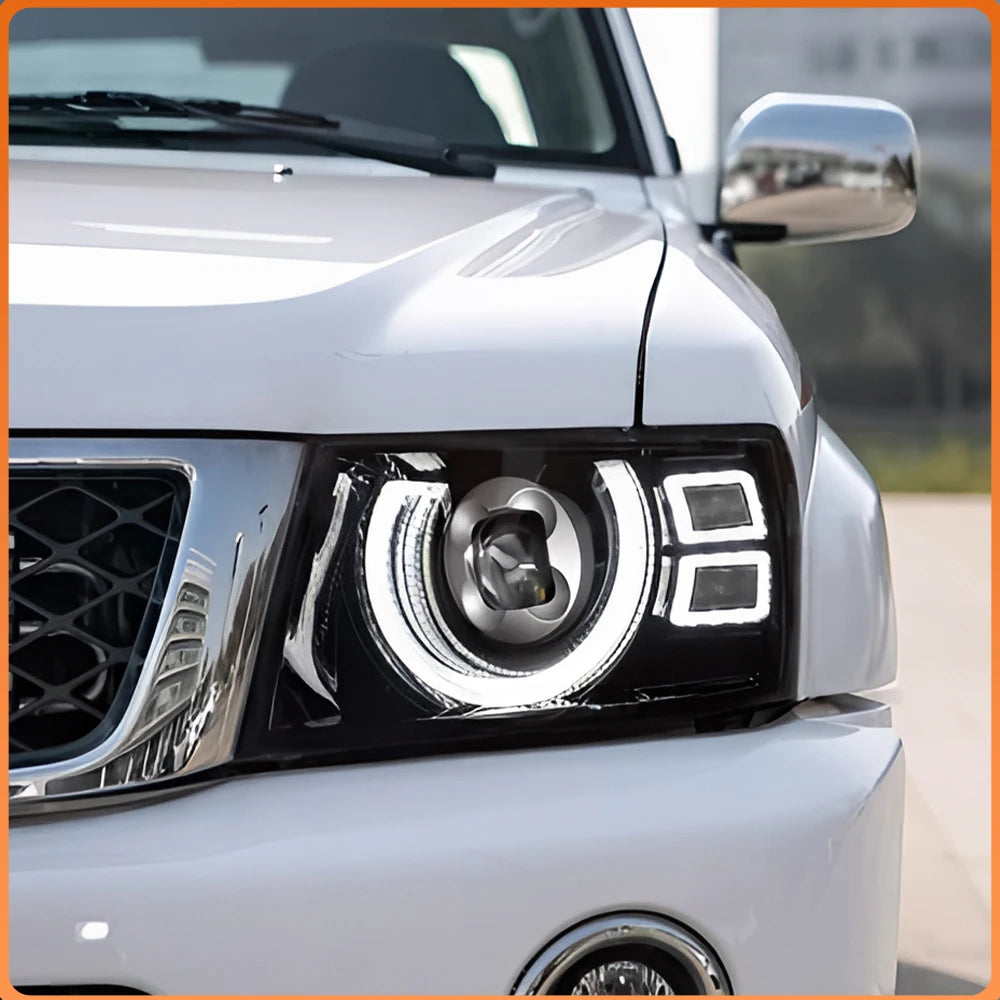 LED Auto Headlight Assembly For Nissan Patrol Y61 2005-2013 Upgrade Plug and Play Projector Lens Car Front lamps Accessories