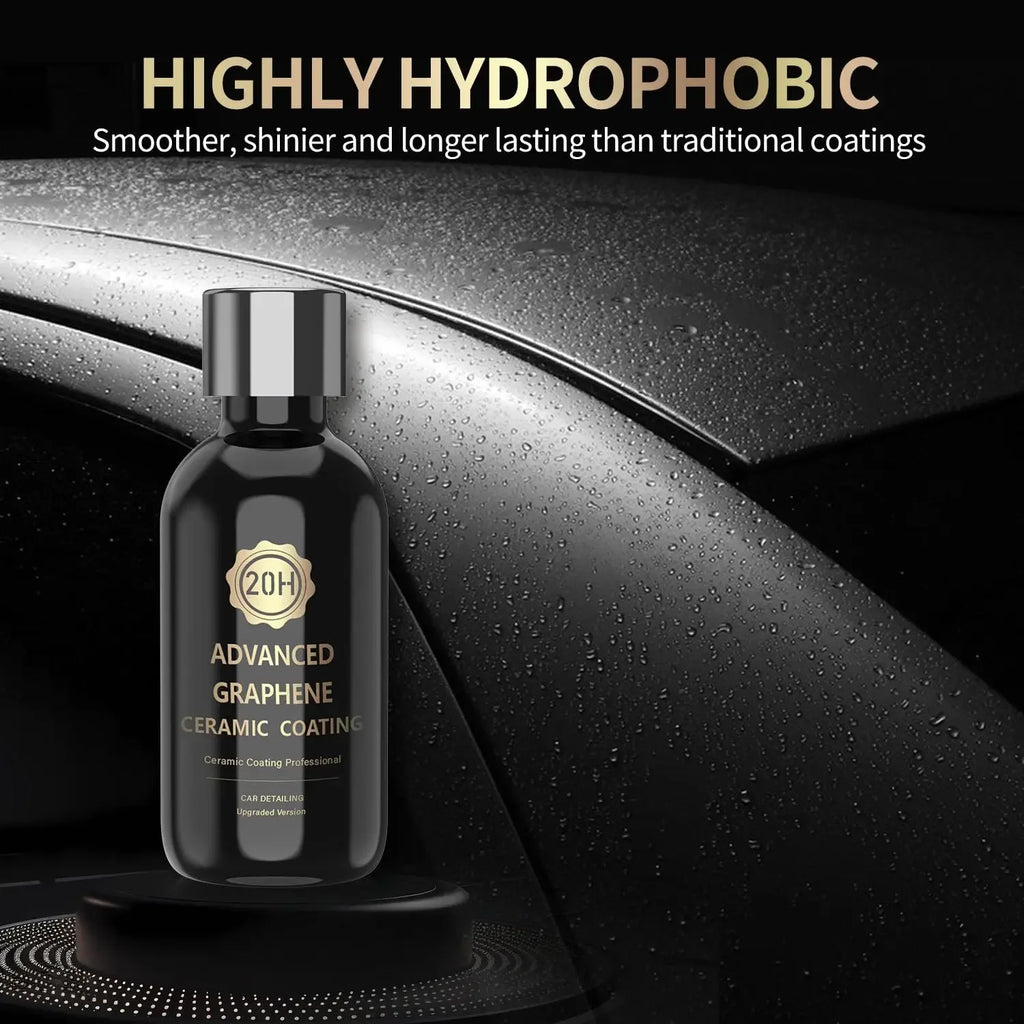 20H Advanced Graphene Ceramic Coating for Cars Ceramic Car Detailing 10+ Years of Long Lasting Protection Ultra High Gloss