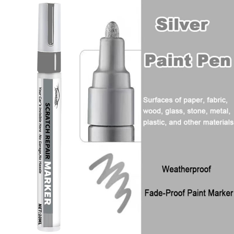 Car Scratch Repair Pen - Self-Use Paint Touch-Up Pen for Cars, Suitable for Repairing Scratches on Dashboards, Car Doors, Trim Strips, Buttons, and Switch Areas Easy to Use, Long-Lasting and Non-Fading, Designed Specifically