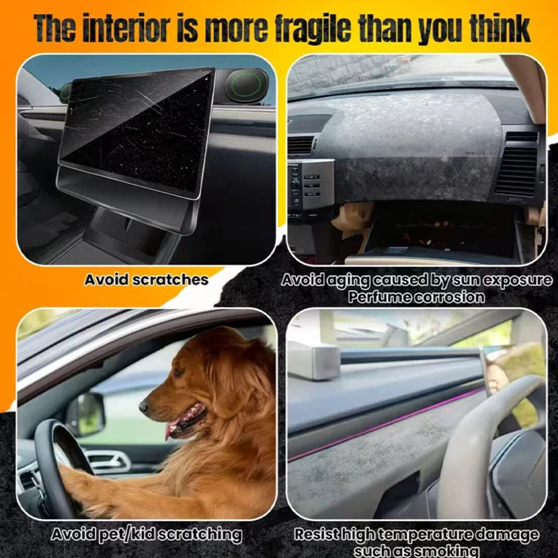 Fit for DENZA B8 2025 Clear TPU PPF Anti Scratch Gear GPS Navigation Instrument Center Console Interior Repair Decor Protective