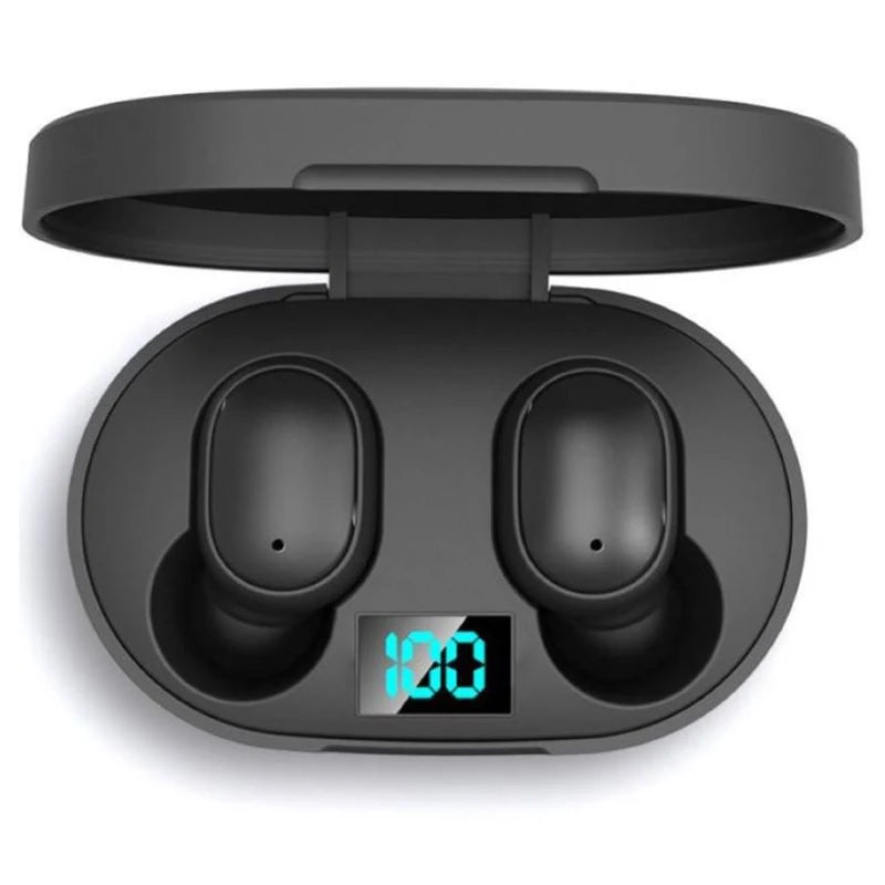 E6S TWS Auricolari Wireless Bluetooth V5.1 Cuffie con Cancellazione del Rumore Auricolari Sportivi con Microfono per iPhone Xiaomi Redmi