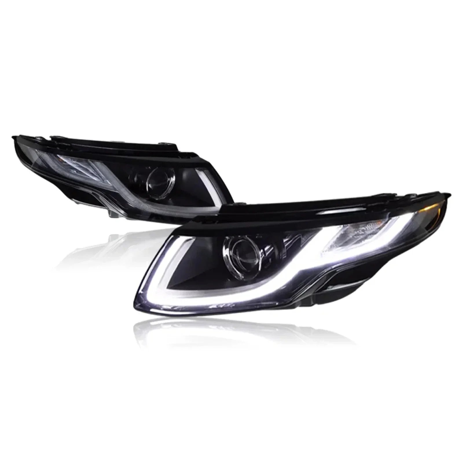 Car Headlights For Land Rover Evoque 2010-2019 LED Car Lamps Daytime Running Lights Dynamic Turn Signals Car Accessories