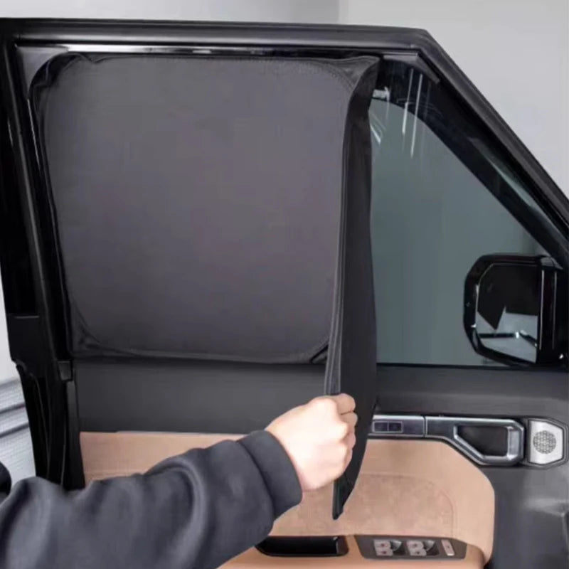 Car Black Window Privacy Sunshade For ROX 01 JISHI 2021-Present Auto Anti-UV Heat Insulation Protect Cover Interior Accessory