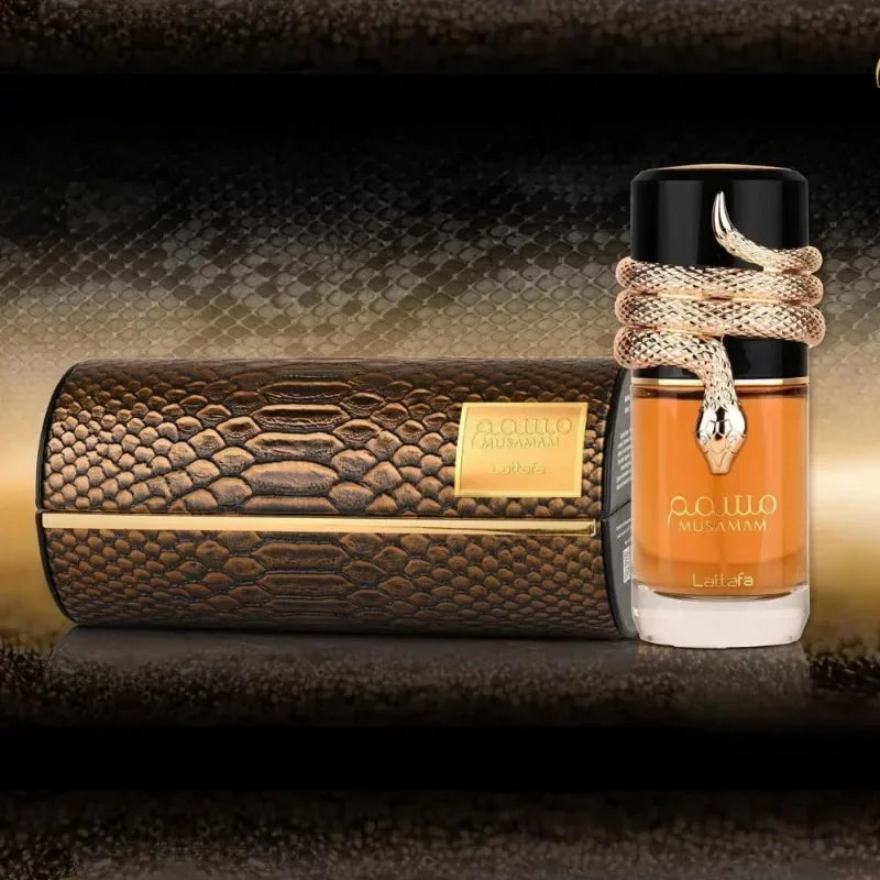 Eau de Parfum Arabo di Lusso con Design a Serpente Lunga Durata Profumo Legnoso Floreale per Donna Uomo Spray Profumato Esotico Elegante