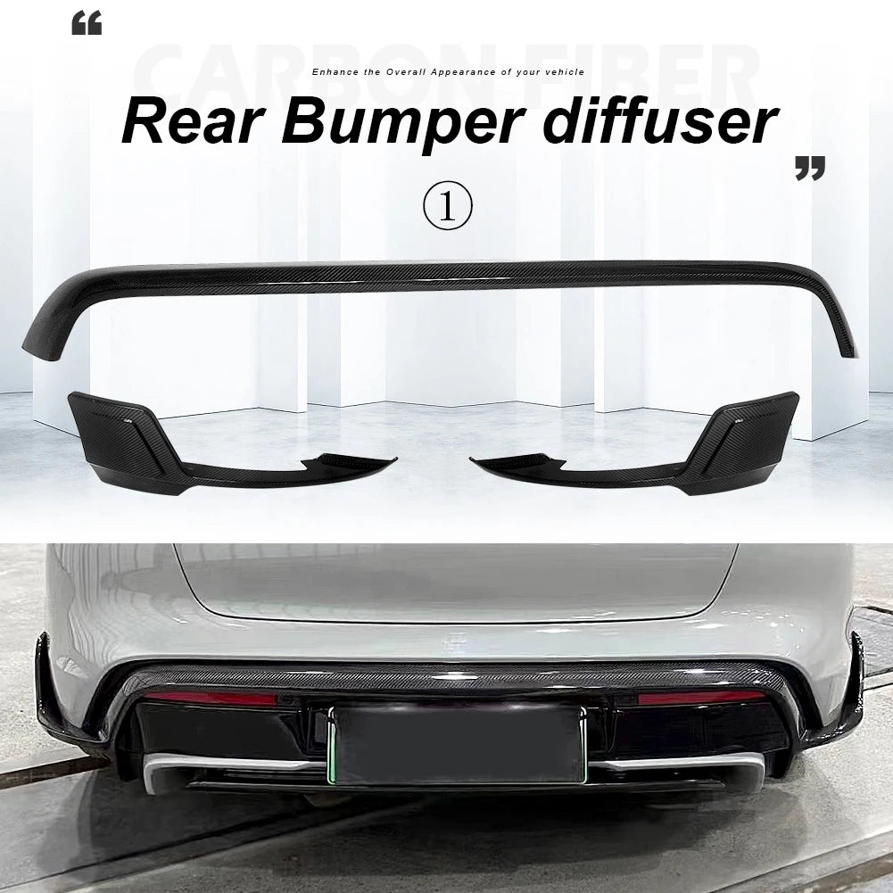 For Porsche Taycan RWD 4S Turbo S rear lip / trunk 2019-up Carbon fiber Body Kits Front Lip Rear Spoiler Side Skirts Diffuser