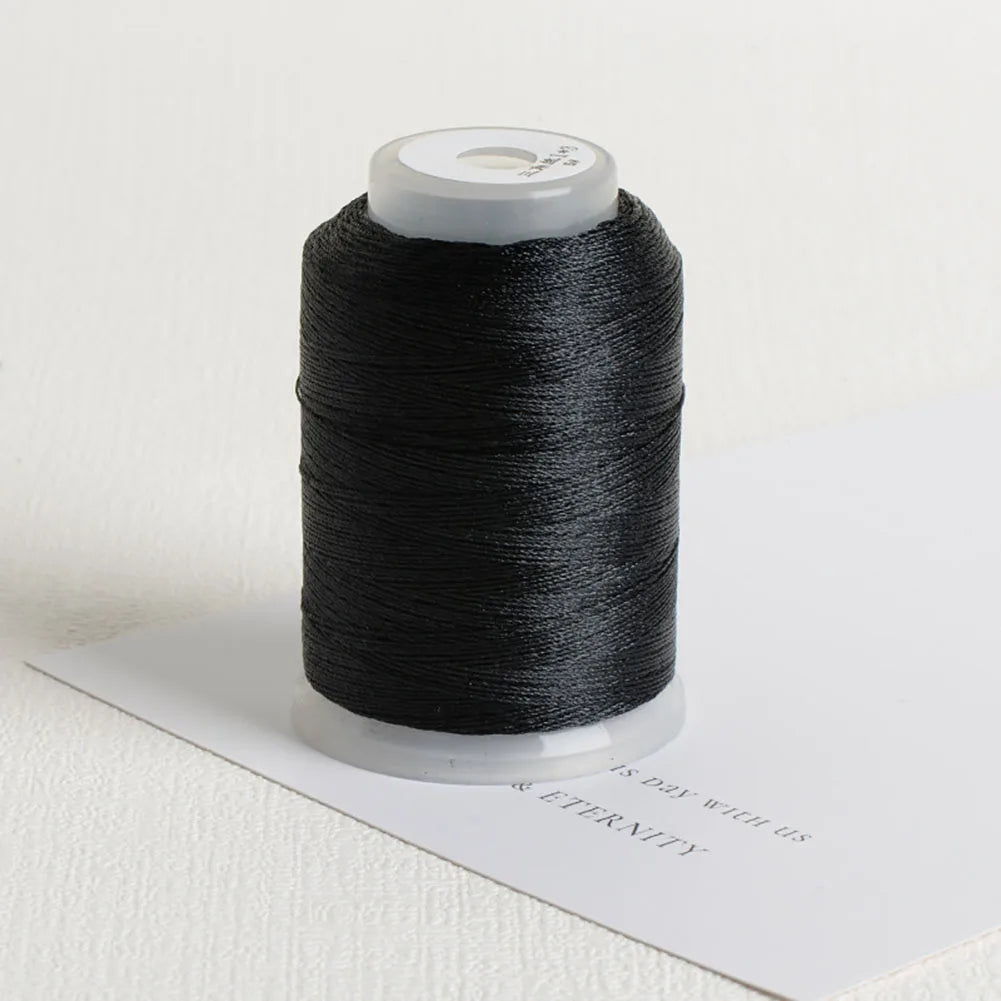 350m/rotolo Filo da ricamo per cucito fai da te, strumenti per cucito a punto croce, braccialetto di pizzo, corda intrecciata, nodi di pizzo, decorazione di gioielli