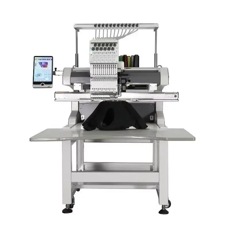 Computerized Embroidery Machine T-shirt Logo Cap Embroidery Industrial Grade Smart Motor High Speed for Home Business