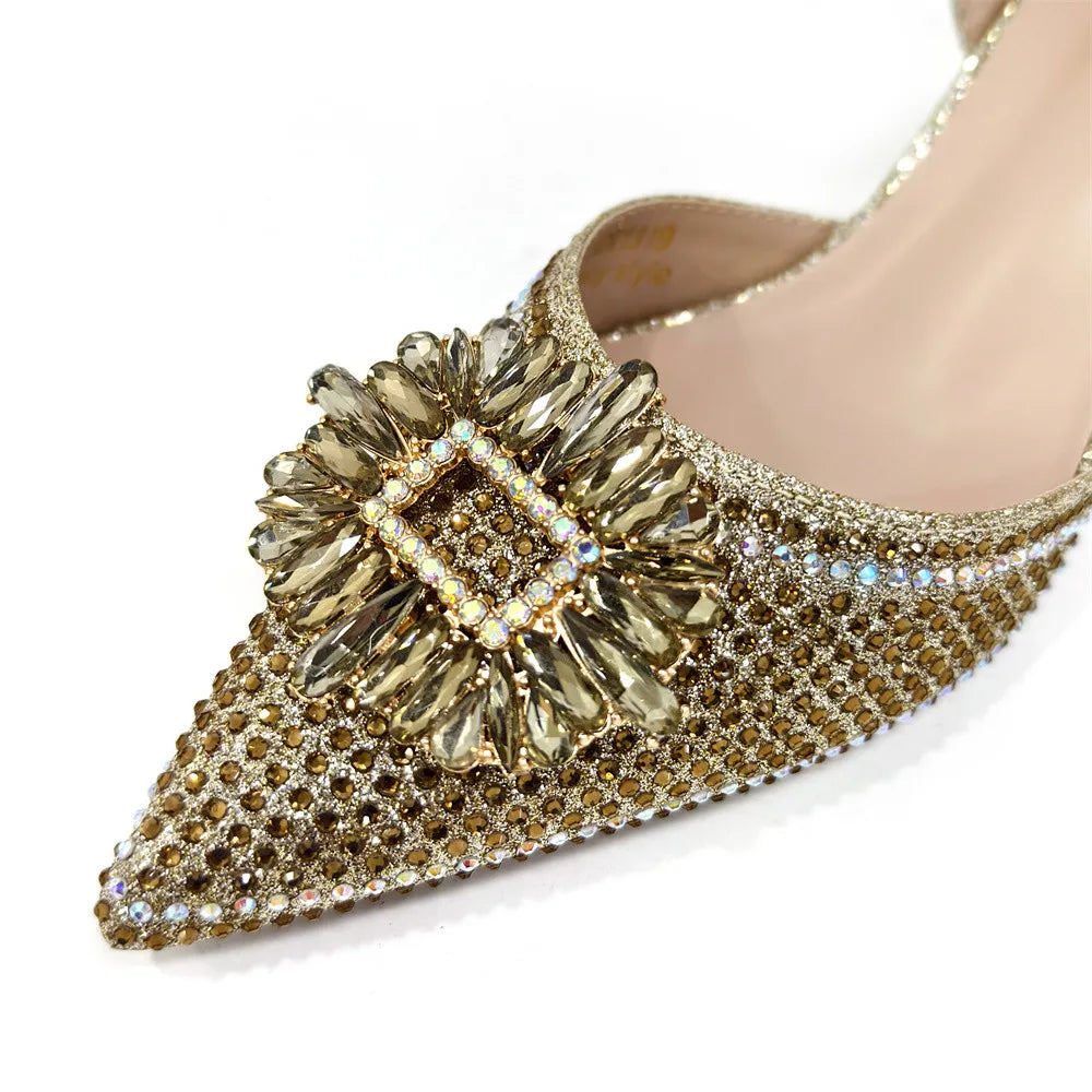 Sandali da donna nigeriani di alta qualità, stile italiano, sandali da donna africani, scarpe di lusso firmate, scarpe da donna 2025