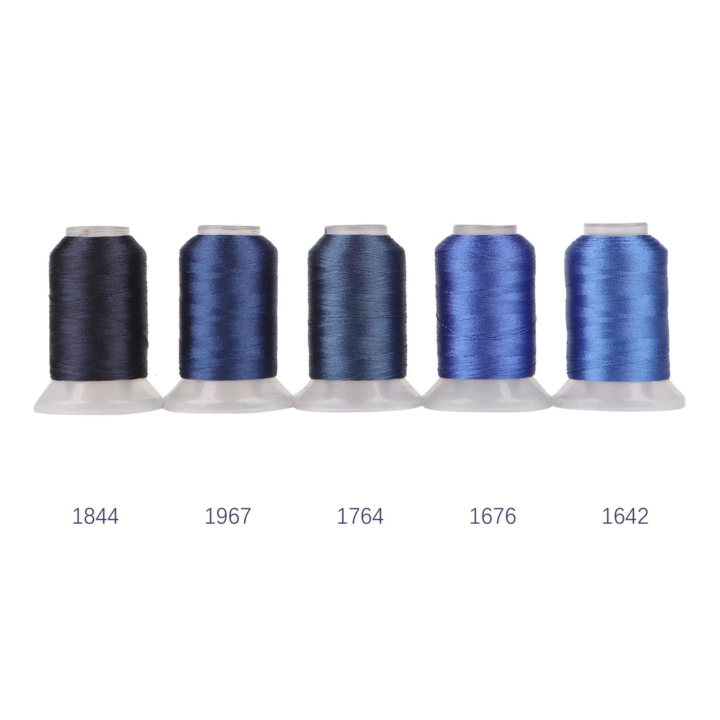 80 Nuovi Colori Madeira Set Premium Filato da Ricamo in Poliestere 40WT 500M Ogni Bobina Macchine Domestiche Brother Babylock Janome Singer