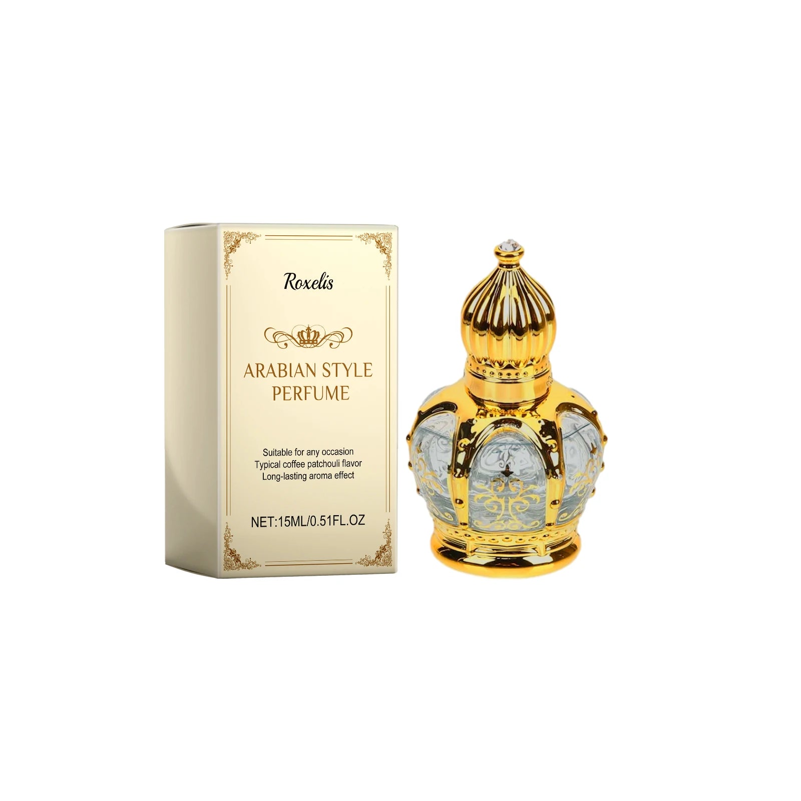 Roxelis15ml Koffie Patchouli Geur, Geur van Natuurlijk Fris en Elegant Lang Blijvende Geur Charme Sfeer Geur